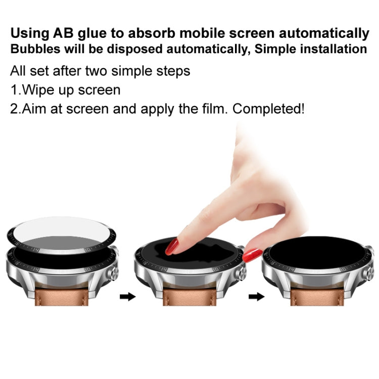 Compatible with Garmin Fenix 7 IMAK Plexiglass HD Watch Protective Film - Screen Protector by imak | Online Shopping South Africa | PMC TechLife | Buy Now Pay Later Mobicred