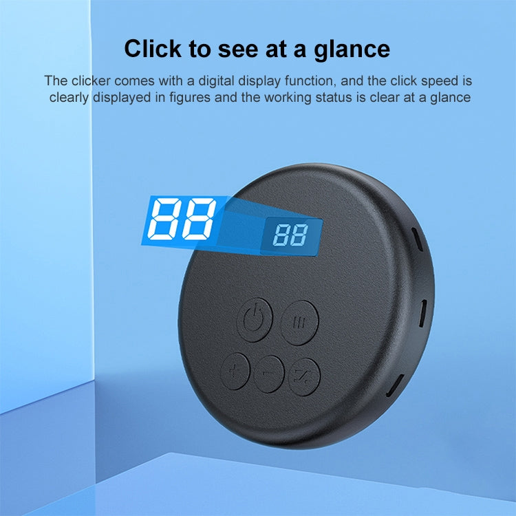G30 Universal Digital Display Like Device Mobile Phone Automatic Screen Clicker, Style:One Machine with Two Head(Black) - Other Accessories by PMC TechLife | Online Shopping South Africa | PMC TechLife