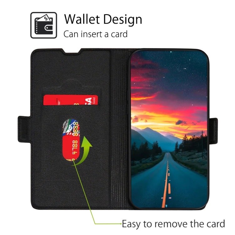 For Huawei P10 Plus Ultra-thin Voltage Side Buckle PU + TPU Leather Phone Case(Black) - Huawei Cases by PMC TechLife | Online Shopping South Africa | PMC TechLife | Buy Now Pay Later Mobicred