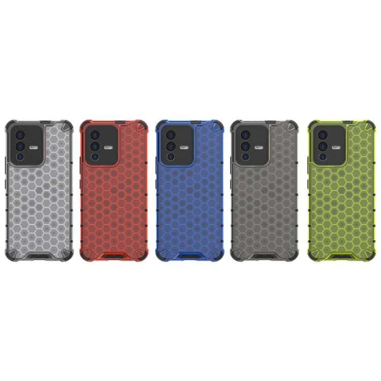 For vivo S12 / V23 5G Shockproof Honeycomb PC + TPU Phone Case(Black) - free shipping - PMC TechLife - Order now!