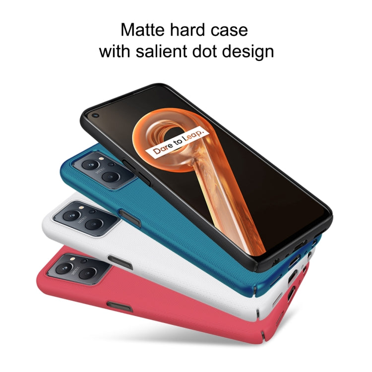 For OPPO Realme 9i NILLKIN Frosted PC Phone Case(Red) - Realme Cases by NILLKIN | Online Shopping South Africa | PMC TechLife | Buy Now Pay Later Mobicred