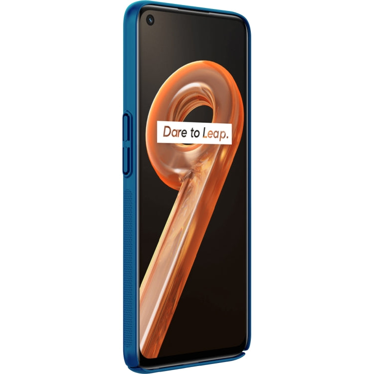 For OPPO Realme 9i NILLKIN Frosted PC Phone Case(Blue) - free shipping - PMC TechLife - Order now!
