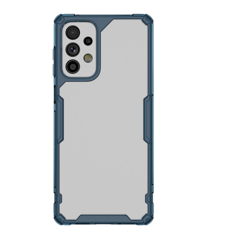 For Samsung Galaxy A73 5G NILLKIN PC + TPU Phone Case(Blue) - Galaxy Phone Cases by NILLKIN | Online Shopping South Africa | PMC Jewellery