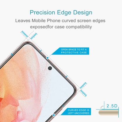 For Samsung Galaxy S21 5G 10pcs 0.26mm 9H 2.5D Tempered Glass Film, Fingerprint Unlocking Is Not Supported - Galaxy S21 5G Tempered Glass by PMC Jewellery | Online Shopping South Africa | PMC Jewellery