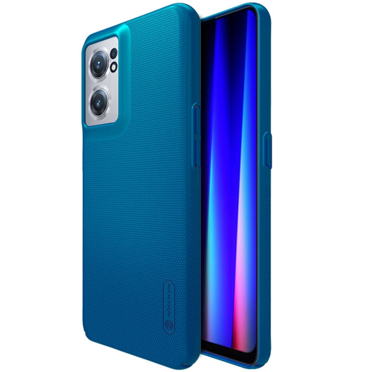 For OnePlus Nord CE 2 5G NILLKIN Frosted PC Phone Case(Blue) - OnePlus Cases by NILLKIN | Online Shopping South Africa | PMC Jewellery