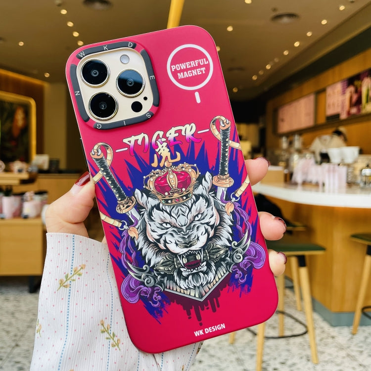 For iPhone 13 Pro WK WPC-019 Gorillas Series Cool Magnetic Phone Case (WGM-002) - iPhone 13 Pro Cases by WK | Online Shopping South Africa | PMC Jewellery