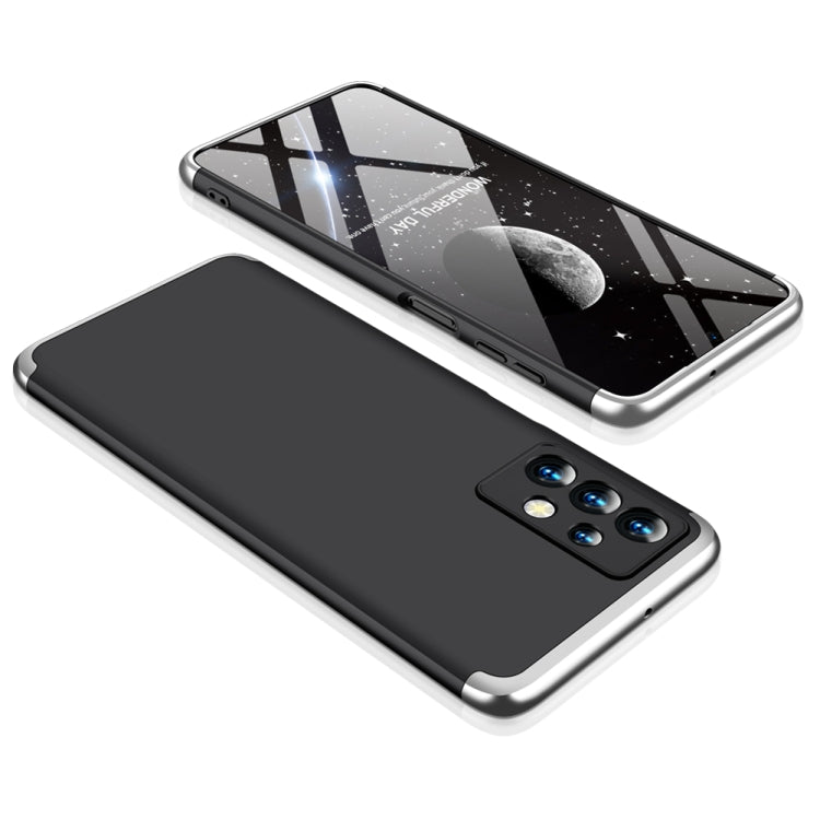 For Samsung Galaxy A23 GKK Three Stage Splicing Full Coverage PC Phone Case(Black Silver) - free shipping - PMC TechLife - Order now!