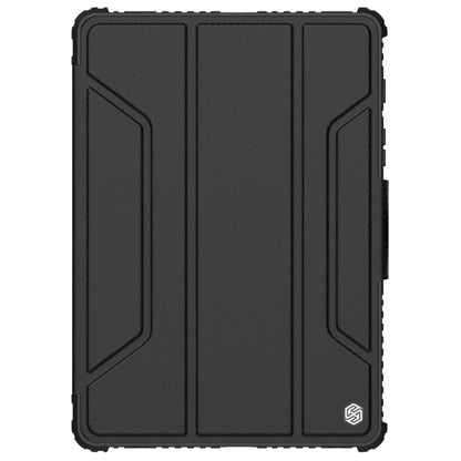 For Samsung Galaxy Tab S8+ NILLKIN Bumper Pro Camshield Tablet Leather Case(Black) - Galaxy Tab S8+ Cases by NILLKIN | Online Shopping South Africa | PMC Jewellery | Buy Now Pay Later Mobicred