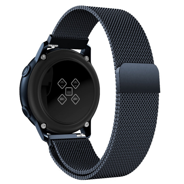 For Galaxy Watch Active Milanese Watch Band(Gray) - Watch Bands by PMC TechLife | Online Shopping South Africa | PMC TechLife | Buy Now Pay Later Mobicred