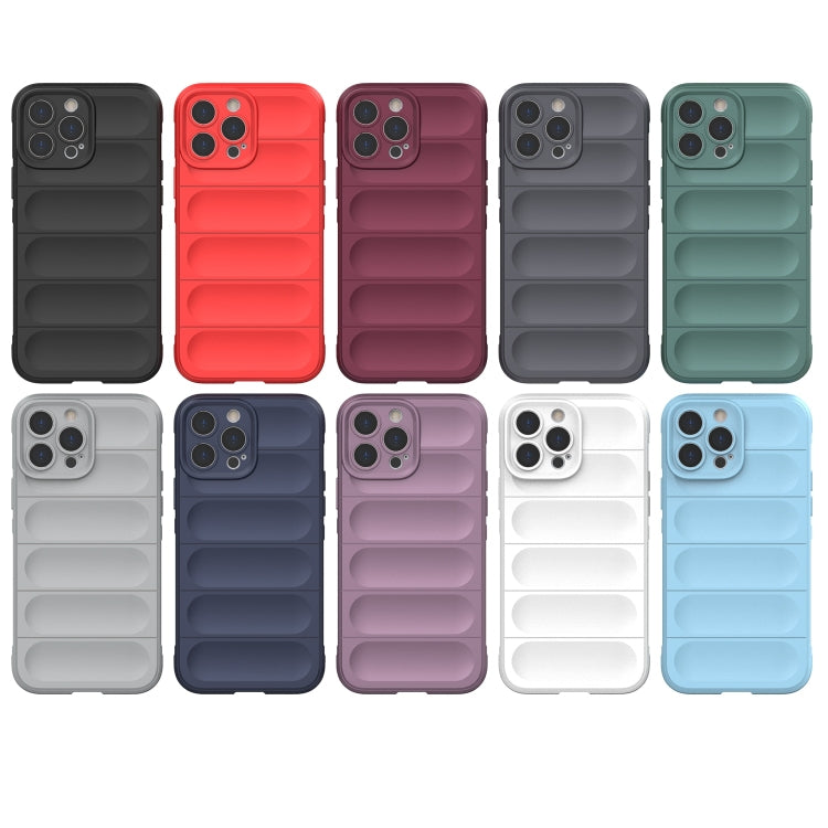 For iPhone 13 Pro Max Magic Shield TPU + Flannel Phone Case (Black) - free shipping - PMC TechLife - Order now!