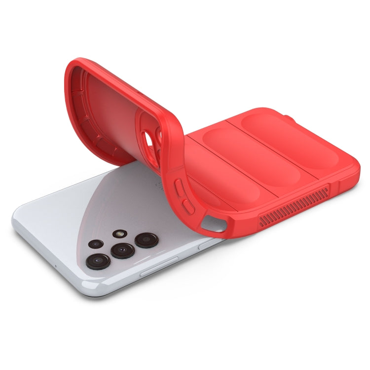 For Samsung Galaxy A13 5G / 4G Magic Shield TPU + Flannel Phone Case(Red) - Galaxy Phone Cases by PMC TechLife | Online Shopping South Africa | PMC TechLife | Buy Now Pay Later Mobicred