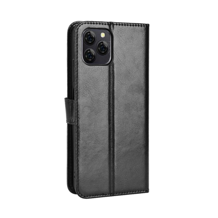For Blackview A95 Retro Crazy Horse Texture Leather Phone Case(Black) - free shipping - PMC TechLife - Order now!