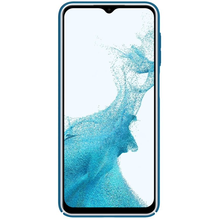 For Samsung Galaxy A23 4G NILLKIN Frosted PC Phone Case(Blue) - Galaxy Phone Cases by NILLKIN | Online Shopping South Africa | PMC Jewellery