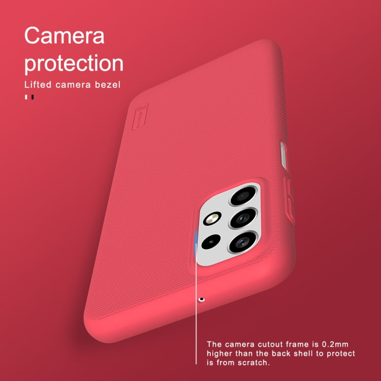 For Samsung Galaxy M33 5G NILLKIN Frosted PC Phone Case(Red) - Galaxy Phone Cases by NILLKIN | Online Shopping South Africa | PMC Jewellery