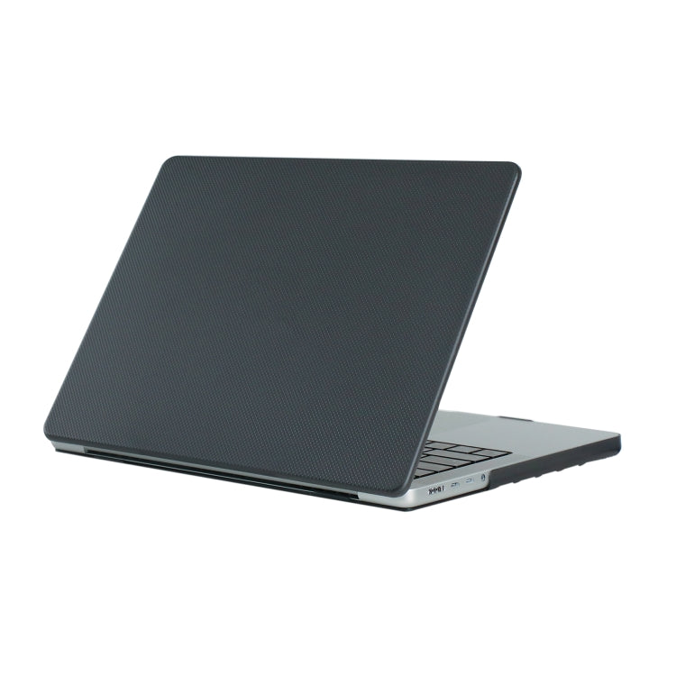 Dot Texture Double Sided Tanned Laptop Case For MacBook Pro 14.2 inch A2442 2021(Black) - MacBook Pro Cases by PMC TechLife | Online Shopping South Africa | PMC TechLife