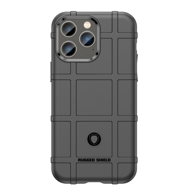 For iPhone 14 Pro Max Rugged Shield Full Coverage Shockproof TPU Case (Black) - iPhone 14 Pro Max Cases by PMC TechLife | Online Shopping South Africa | PMC TechLife | Buy Now Pay Later Mobicred