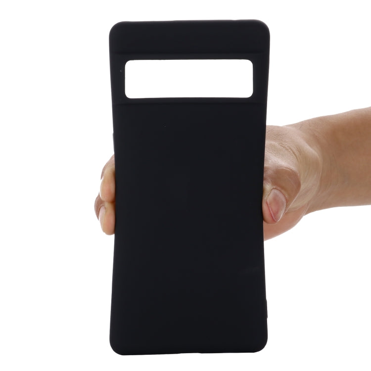 For Google Pixel 7 Pro Pure Color Liquid Silicone Shockproof Phone Case(Black) - free shipping - PMC TechLife - Order now!