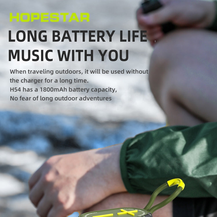 HOPESTAR H54 RGB Light TWS Waterproof Wireless Bluetooth Speaker(Grey) - Waterproof Speaker by HOPESTAR | Online Shopping South Africa | PMC Jewellery