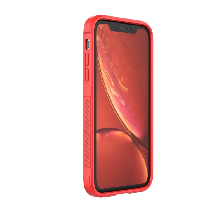 For iPhone XR Magic Shield TPU + Flannel Phone Case(Grey) - More iPhone Cases by PMC TechLife | Online Shopping South Africa | PMC TechLife | Buy Now Pay Later Mobicred
