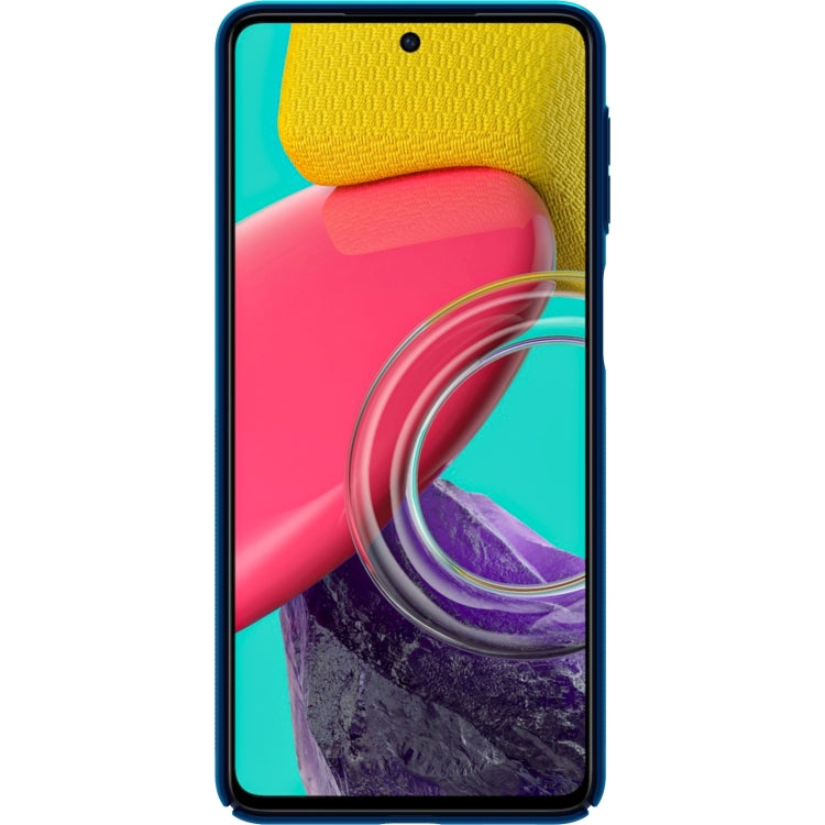 For Samsung Galaxy M53 5G NILLKIN Frosted PC Phone Case(Blue) - Galaxy Phone Cases by NILLKIN | Online Shopping South Africa | PMC Jewellery