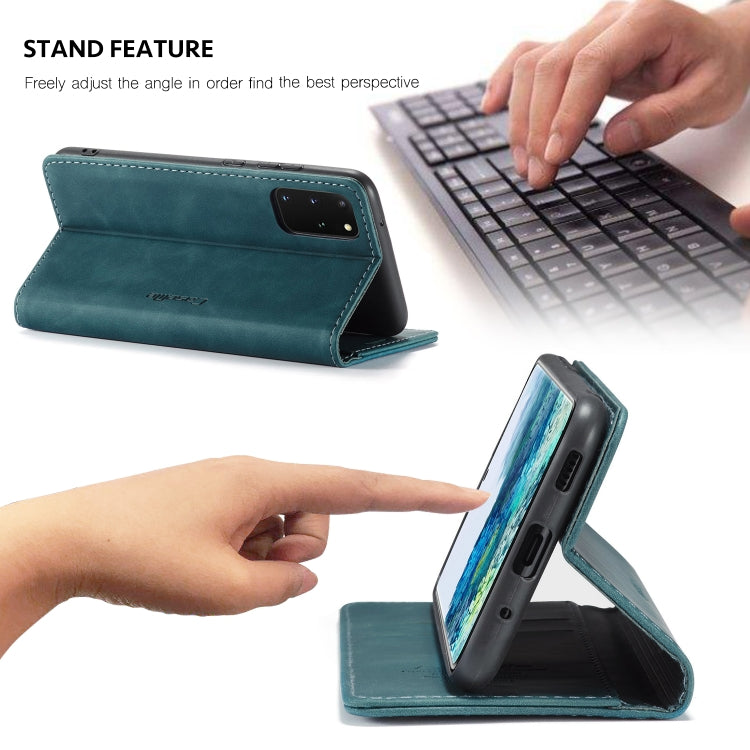 For Galaxy S20 Plus CaseMe Multifunctional Horizontal Flip Leather Case, with Card Slot & Holder & Wallet(Blue) - free shipping - PMC TechLife - Order now!