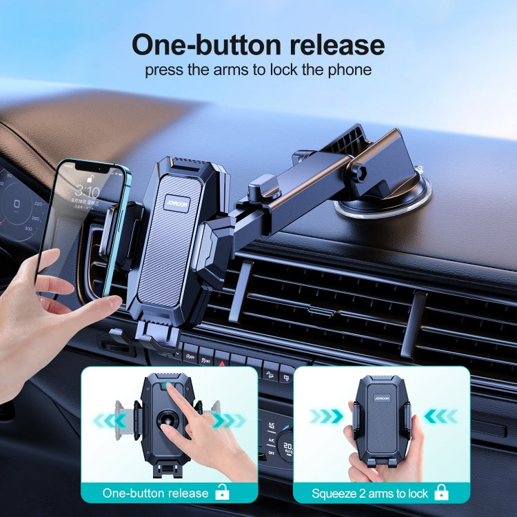 JOYROOM JR-ZS285 Mechanical Car Dashboard Phone Holder(Black) - Car Holders by JOYROOM | Online Shopping South Africa | PMC Jewellery