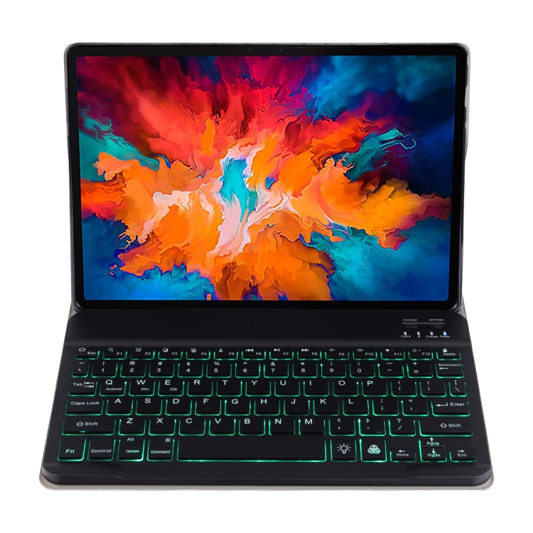For Lenovo Tab M10 HD Gen 2 Backlight Bluetooth Keyboard Leather Tablet Case(Black) - Lenovo Keyboard by PMC TechLife | Online Shopping South Africa | PMC TechLife
