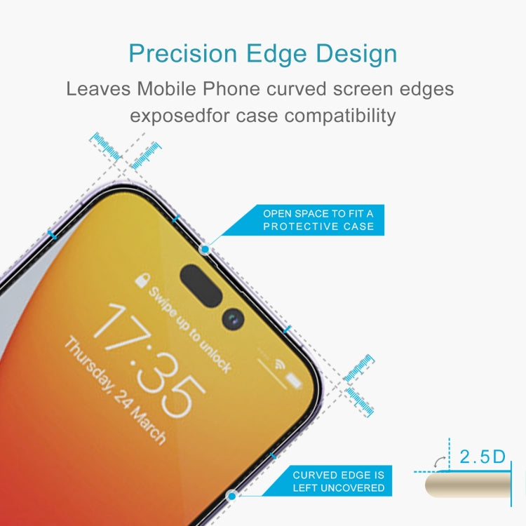 For iPhone 14 Pro Max 10pcs 0.26mm 9H 2.5D Tempered Glass Film - iPhone 14 Pro Max Tempered Glass by PMC Jewellery | Online Shopping South Africa | PMC Jewellery