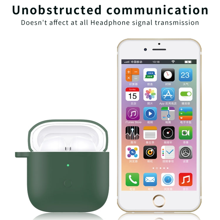 Liquid Silicone One-piece Earphone Protective Case For Redmi Buds3(Matcha Green) - Xiaomi Earphone Case by PMC TechLife | Online Shopping South Africa | PMC TechLife
