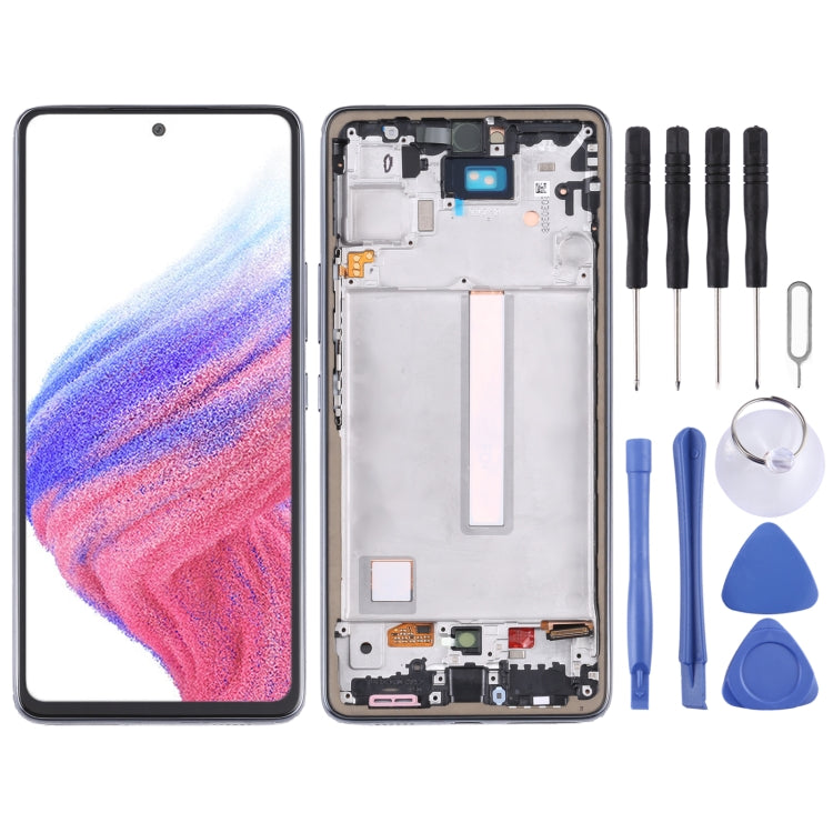 Original Super AMOLED LCD Screen For Samsung Galaxy A53 5G SM-A536B Digitizer Full Assembly with Frame - LCD Screen by PMC Jewellery | Online Shopping South Africa | PMC Jewellery