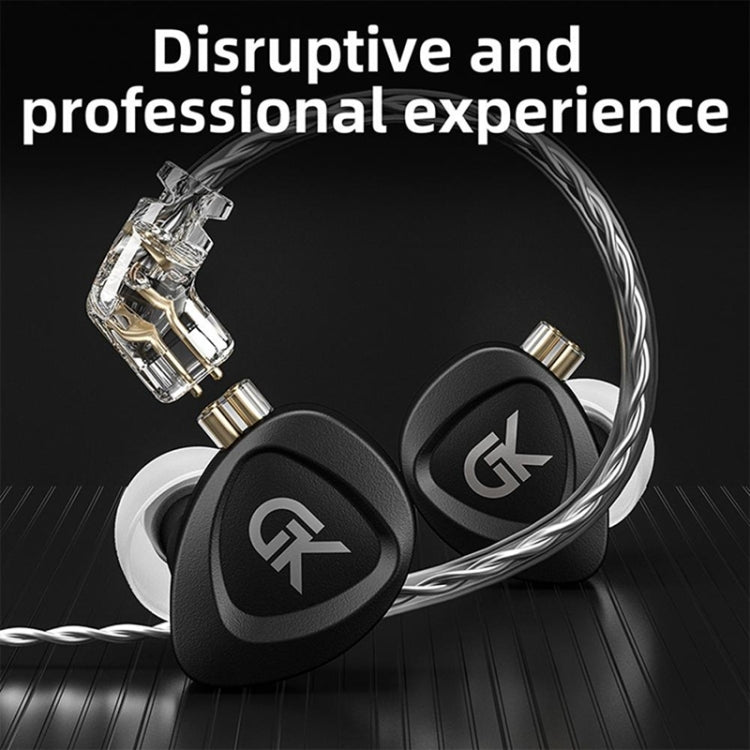 GK GSE Ten-Unit Coil Iron Subwoofer HIFI In-Ear Headphones(Without Microphone) - In Ear Wired Earphone by PMC TechLife | Online Shopping South Africa | PMC TechLife