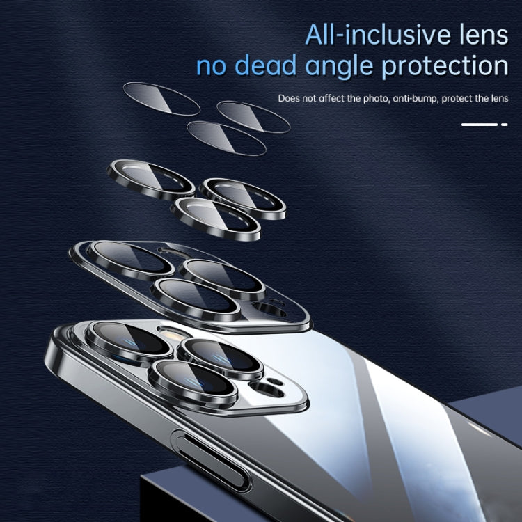 For iPhone 12 Pro SULADA JINGJIA Series Lens Protector PC Phone Case(Silver) - iPhone 12 / 12 Pro Cases by SULADA | Online Shopping South Africa | PMC TechLife