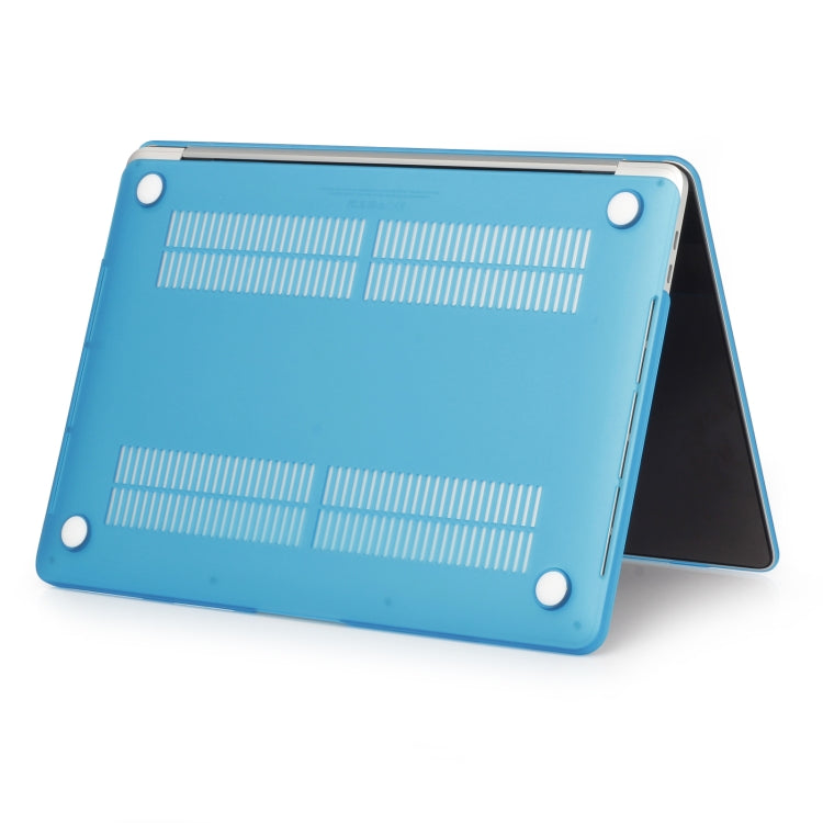 Laptop Matte Style Protective Case For MacBook Pro 13.3 inch A2338 2022(Water Blue) - MacBook Pro Cases by PMC TechLife | Online Shopping South Africa | PMC TechLife