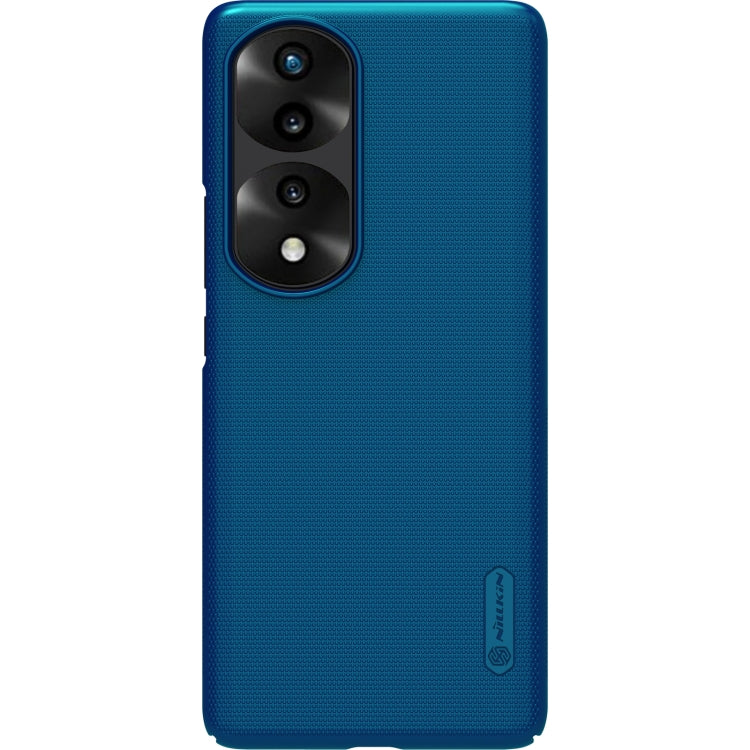 For Honor 70 Pro/70 Pro+ NILLKIN Frosted PC Phone Case(Blue) - Honor Cases by NILLKIN | Online Shopping South Africa | PMC Jewellery