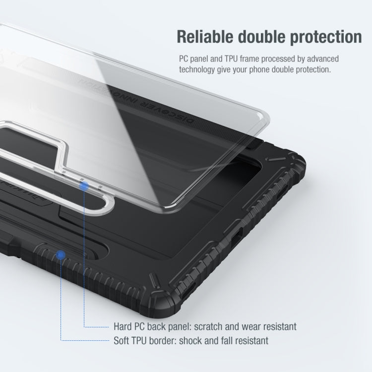 For Samsung Galaxy Tab S7 NILLKIN Bumper Pro Camshield Tablet Leather Case(Blue) - free shipping - PMC TechLife - Order now!