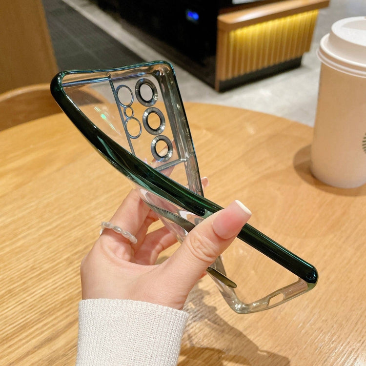 For Samsung Galaxy S21+ 5G Electroplated Frame MagSafe Magnetic Phone Case(Black) - Galaxy S21+ 5G Cases by PMC TechLife | Online Shopping South Africa | PMC TechLife