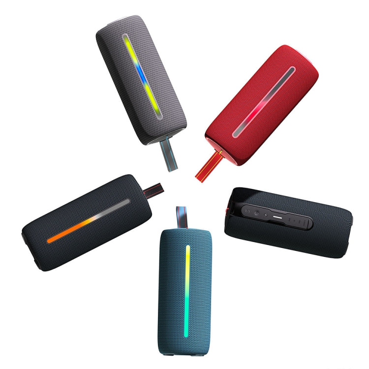 HOPESTAR P37 Outdoor Portable RGB Light Waterproof Wireless Bluetooth Speaker(Grey) - free shipping - PMC TechLife - Order now!