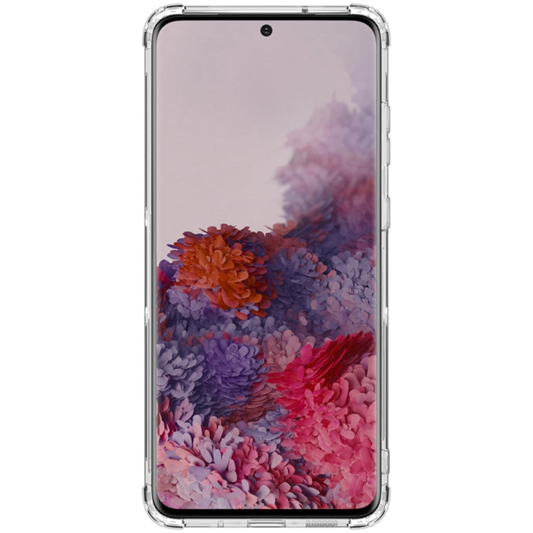 For Galaxy S20/S20 5G NILLKIN Shockproof TPU Transparent Soft Case(White) - Galaxy Phone Cases by NILLKIN | Online Shopping South Africa | PMC Jewellery