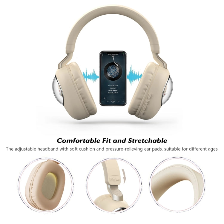 B4 RGB Cartoon Stereo Headset Wireless Bluetooth Headphones(Squirrel) - Headset & Headphone by PMC TechLife | Online Shopping South Africa | PMC TechLife
