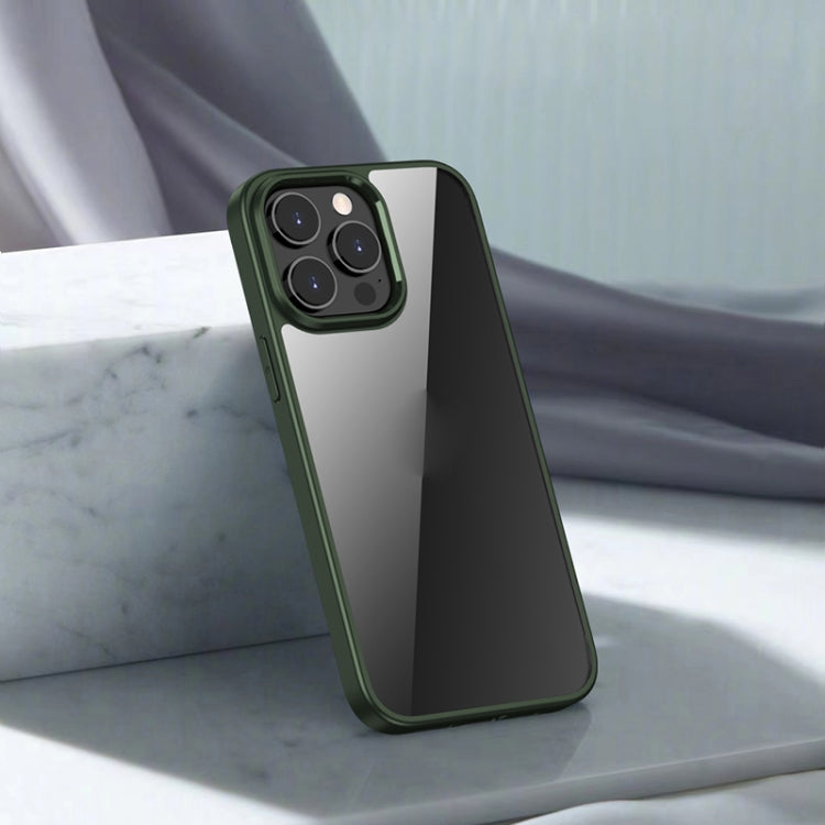 For iPhone 14 Pro iPAKY Shockproof PC + TPU Protective Phone Case(Green) - iPhone 14 Pro Cases by iPAKY | Online Shopping South Africa | PMC TechLife | Buy Now Pay Later Mobicred