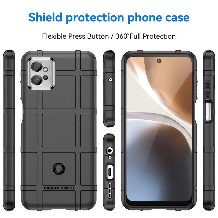 For Motorola Moto G32 Full Coverage Shockproof TPU Phone Case(Black) - Motorola Cases by PMC Jewellery | Online Shopping South Africa | PMC Jewellery