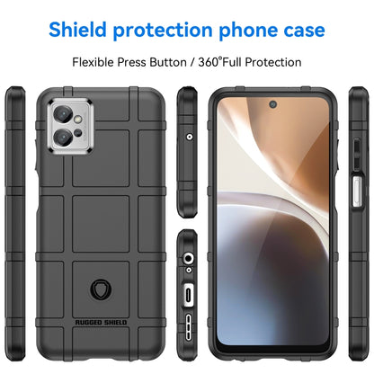 For Motorola Moto G32 Full Coverage Shockproof TPU Phone Case(Black) - Motorola Cases by PMC Jewellery | Online Shopping South Africa | PMC Jewellery