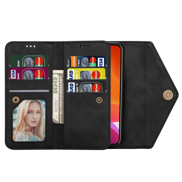 For iPhone 14 Skin Feel Zipper Horizontal Flip Leather Case Max(Black) - iPhone 14 Cases by PMC TechLife | Online Shopping South Africa | PMC TechLife | Buy Now Pay Later Mobicred