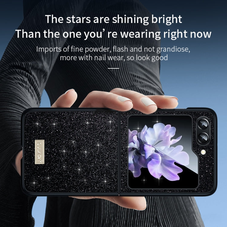 For Samsung Galaxy Z Flip5 SULADA Shockproof TPU + Handmade Leather Phone Case(Colorful) - Galaxy Z Flip5 Cases by SULADA | Online Shopping South Africa | PMC TechLife | Buy Now Pay Later Mobicred