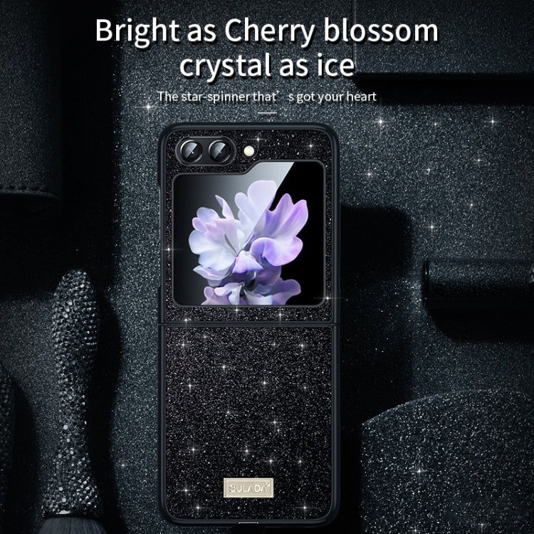 For Samsung Galaxy Z Flip5 SULADA Shockproof TPU + Handmade Leather Phone Case(Colorful) - Galaxy Z Flip5 Cases by SULADA | Online Shopping South Africa | PMC TechLife | Buy Now Pay Later Mobicred
