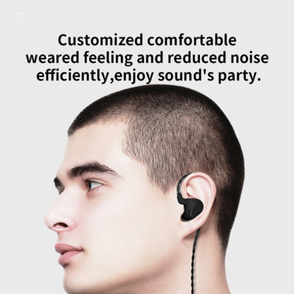 CVJ Mirror Hybrid Technology HiFi Music Wired Earphone With Mic(Black) - In Ear Wired Earphone by CVJ | Online Shopping South Africa | PMC Jewellery | Buy Now Pay Later Mobicred