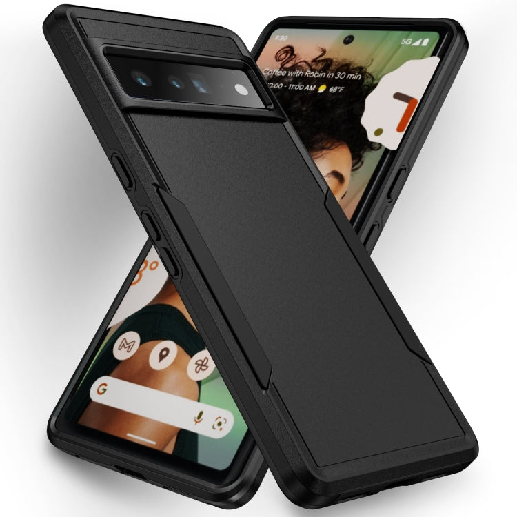 For Google Pixel 7 Pro Pioneer Armor Heavy Duty PC + TPU Phone Case(Black) - free shipping - PMC TechLife - Order now!