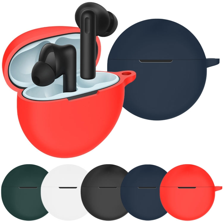 For OPPO Enco Air 2i Wireless Earphone Silicone Protective Case(Dark Green) - Other Earphone Case by PMC TechLife | Online Shopping South Africa | PMC TechLife