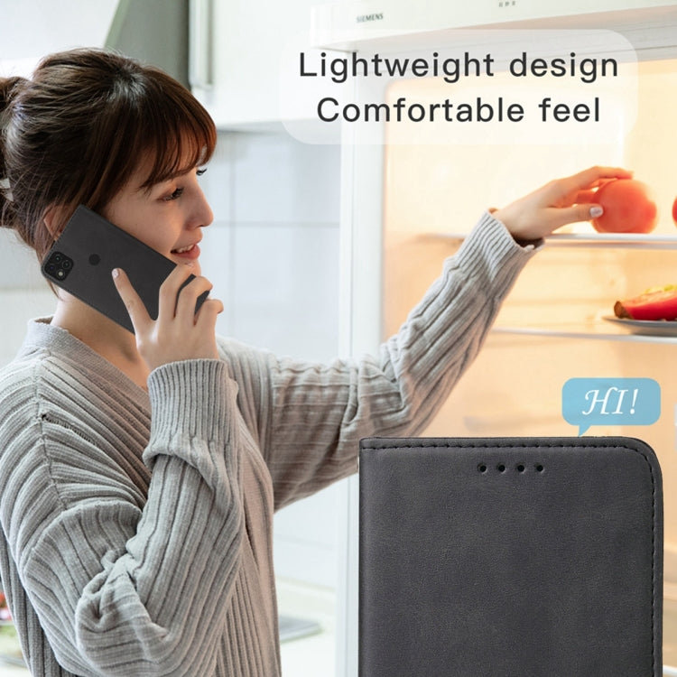 For Xiaomi Redmi 9C NFC Magnetic Closure Leather Phone Case(Black) - free shipping - PMC TechLife - Order now!