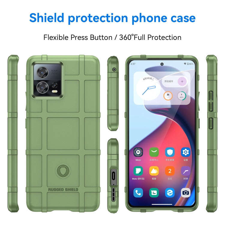 For Motorola Edge 30 Fusion Full Coverage Shockproof TPU Case(Green) - Motorola Cases by PMC Jewellery | Online Shopping South Africa | PMC Jewellery